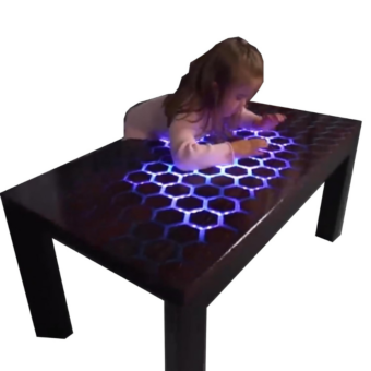 Touch Sofa Table, Bar Table Led, Glowing table, Custom Table, Epoxy Table, Furniture Led, Resin Table, Resin Table Top, Resin Coffee Table, Dinner Table (24x48 inch)